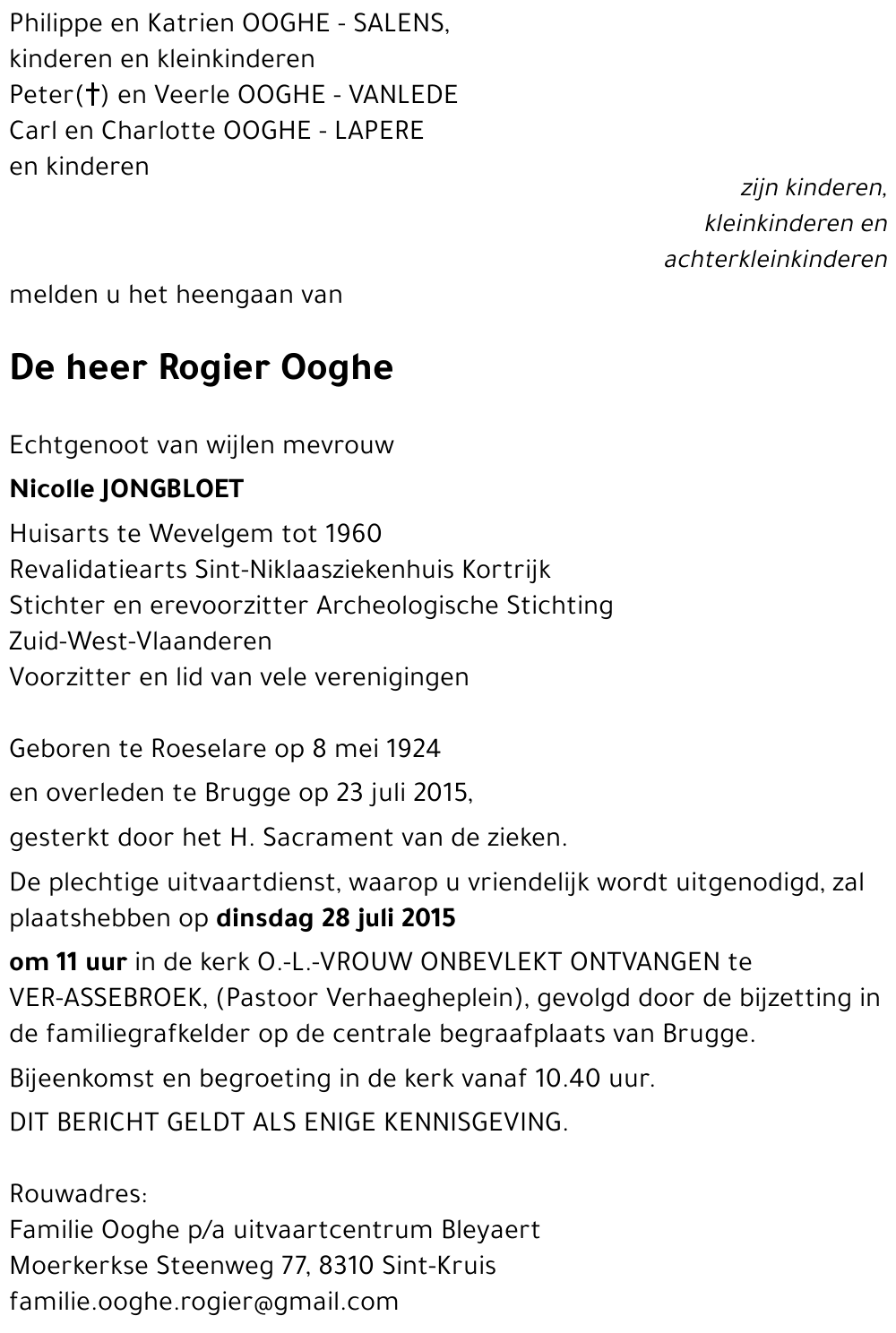 Rogier Ooghe
