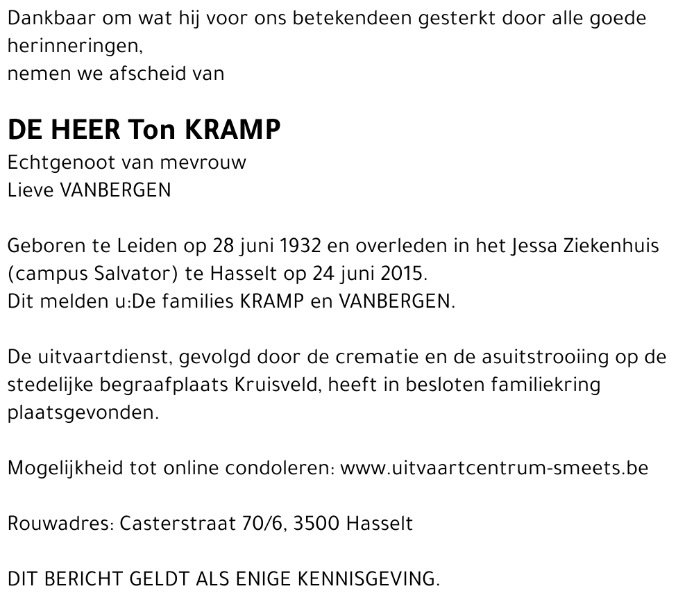 Ton Kramp