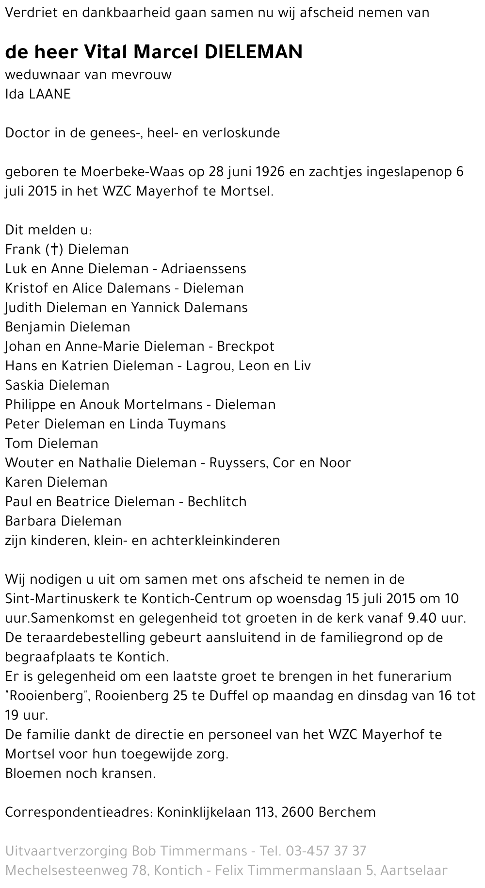 Vital Marcel Dieleman