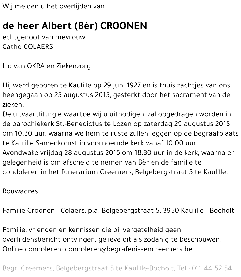 Albert Croonen