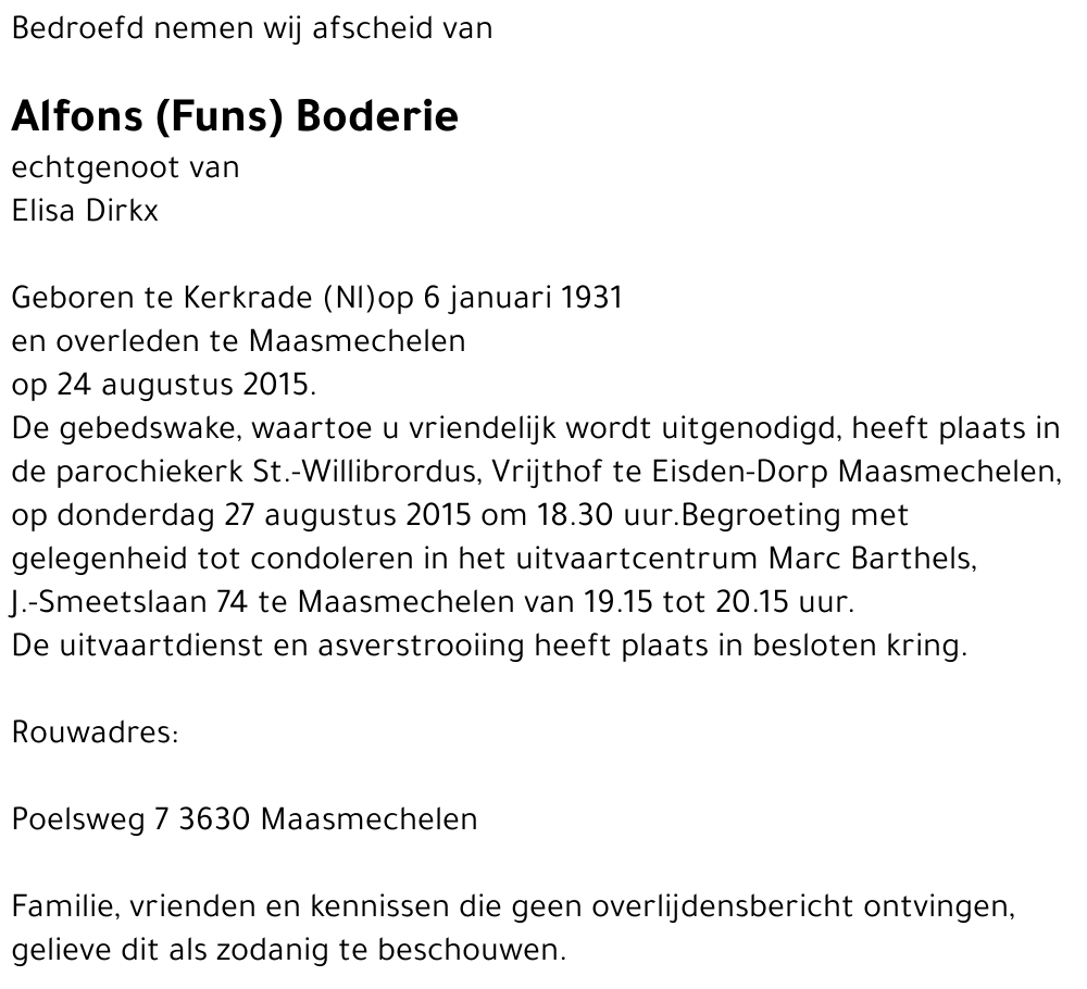 Alfons (Funs) Boderie