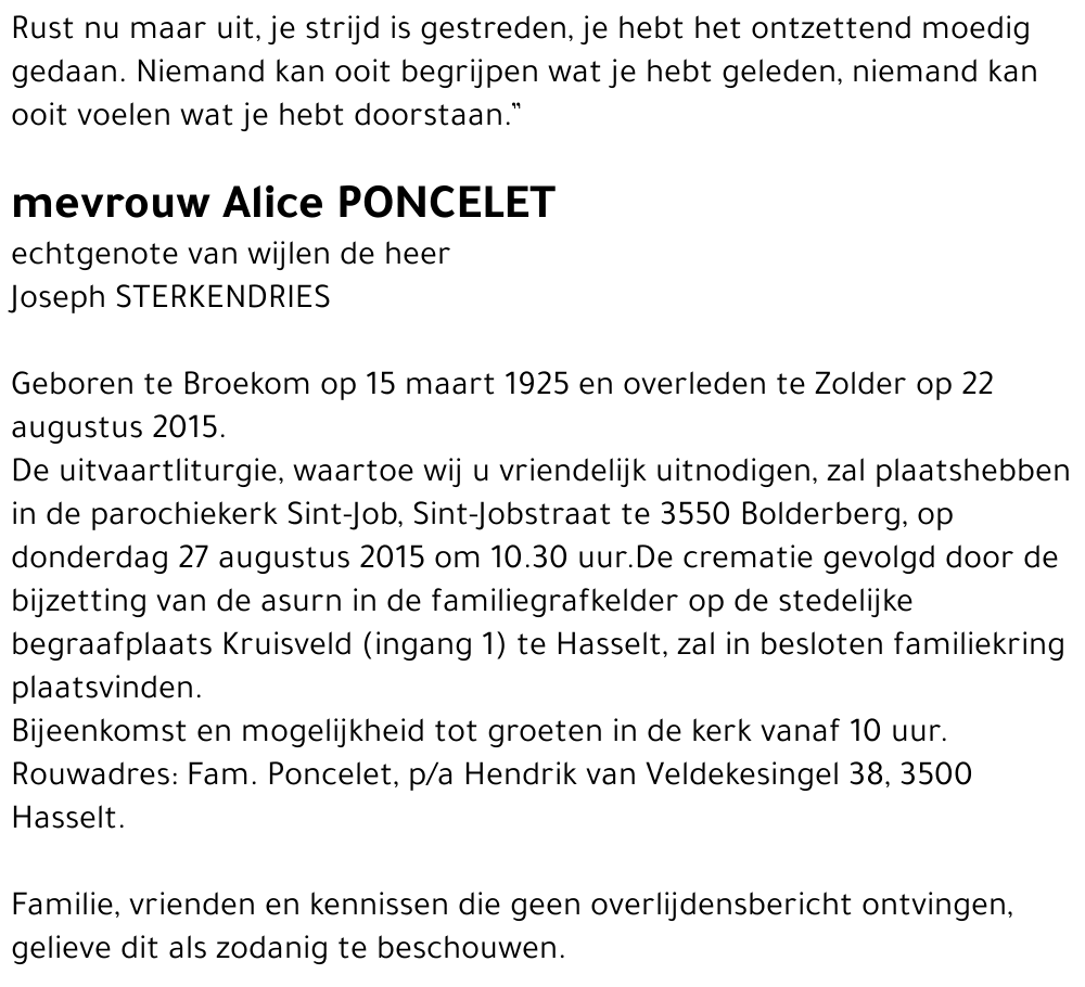Alice Poncelet