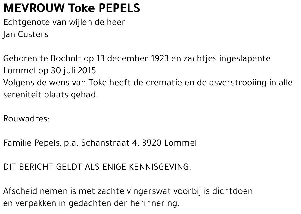 Anna Pepels