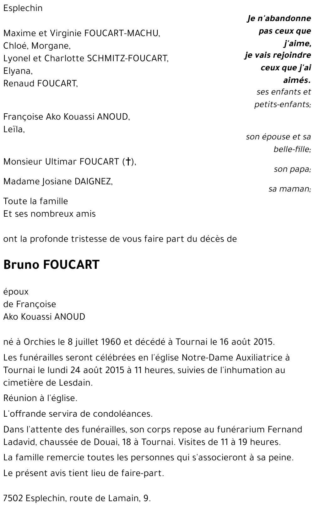 Bruno FOUCART