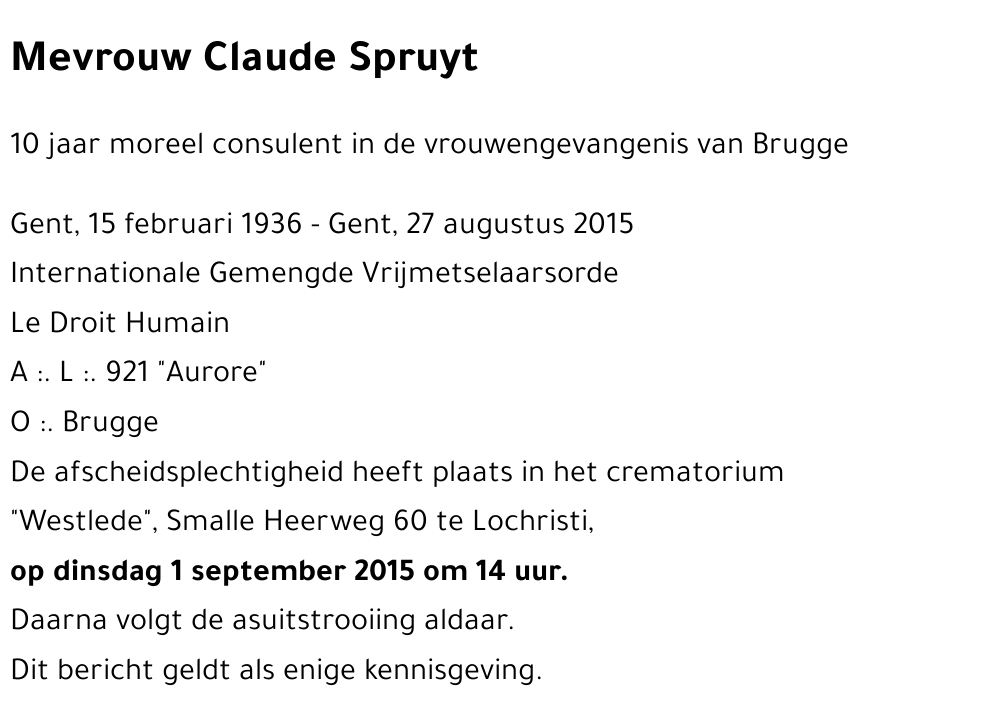 Claude Spruyt