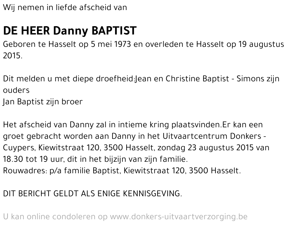 Danny Baptist