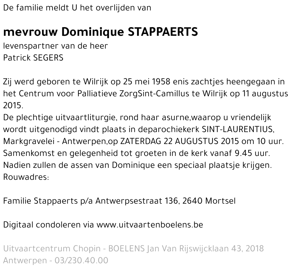 Dominique Stappaerts