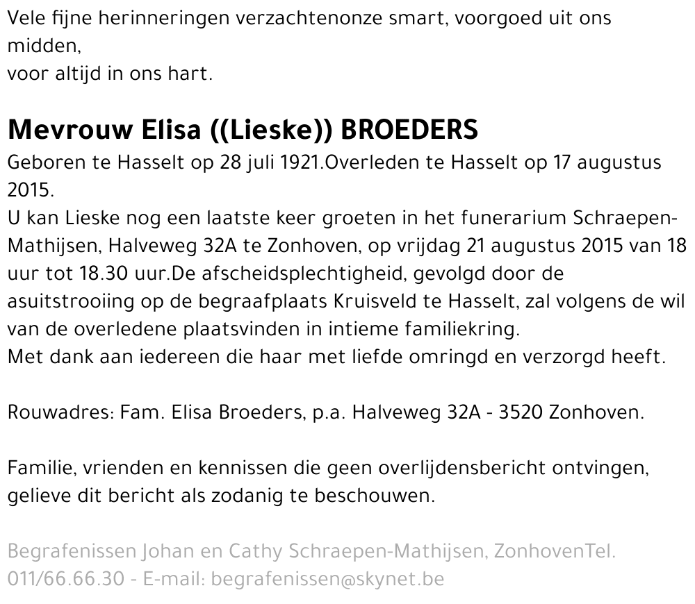 Elisa Broeders