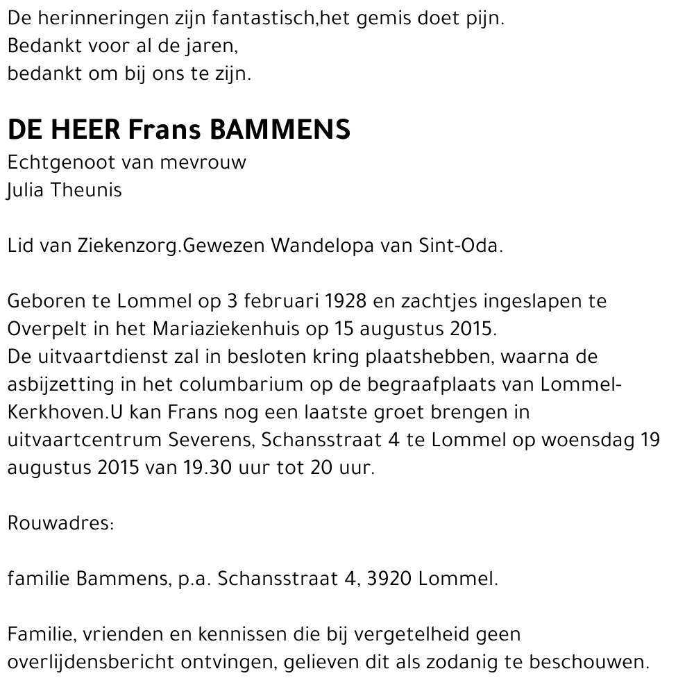 Frans Bammens