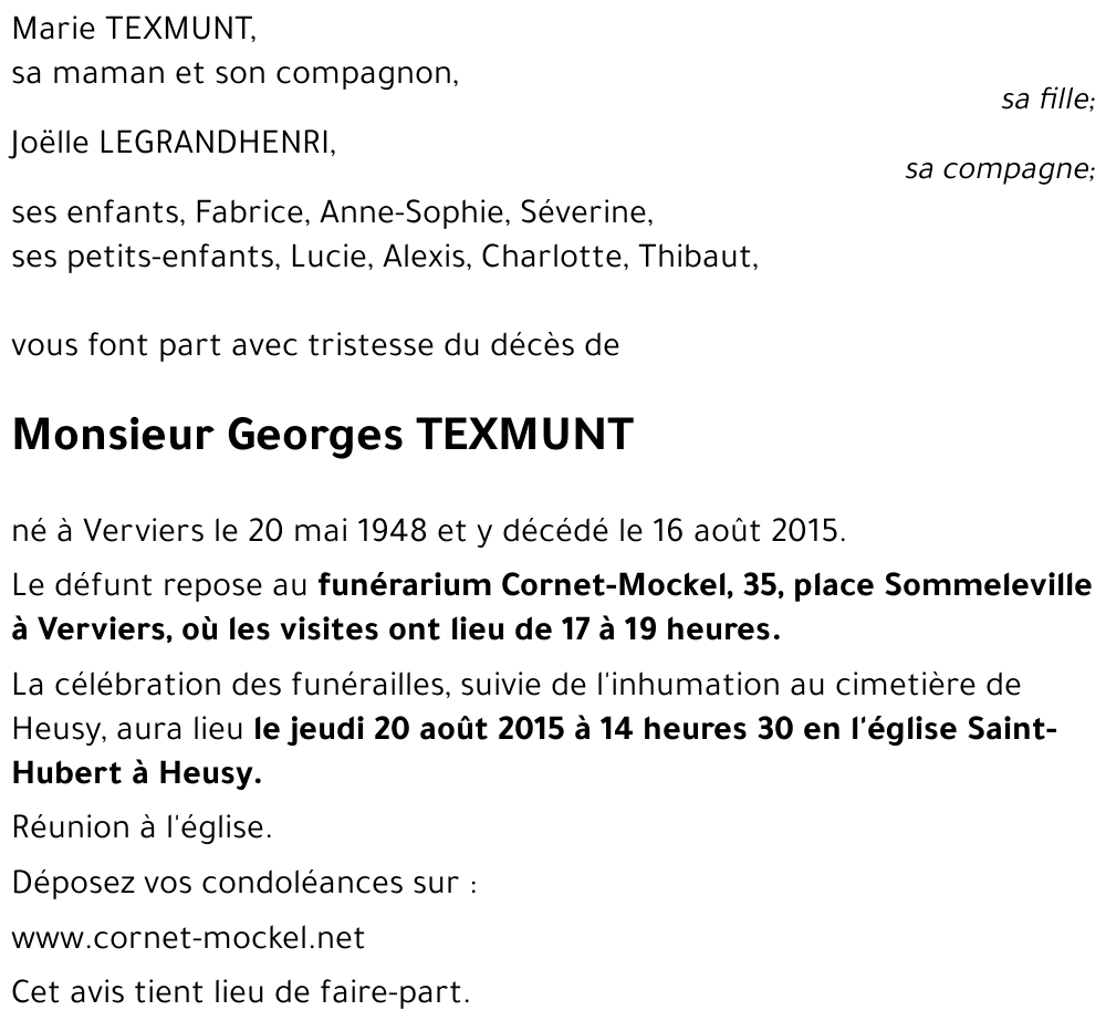 Georges TEXMUNT