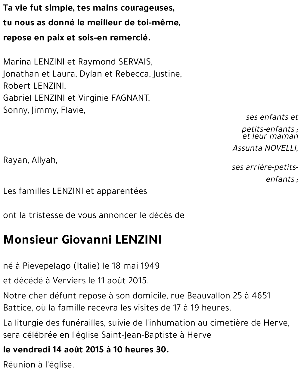 Giovanni LENZINI