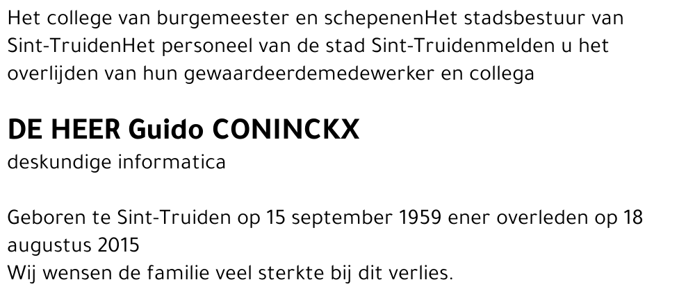 Guido Coninckx