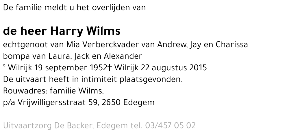 Harry Wilms