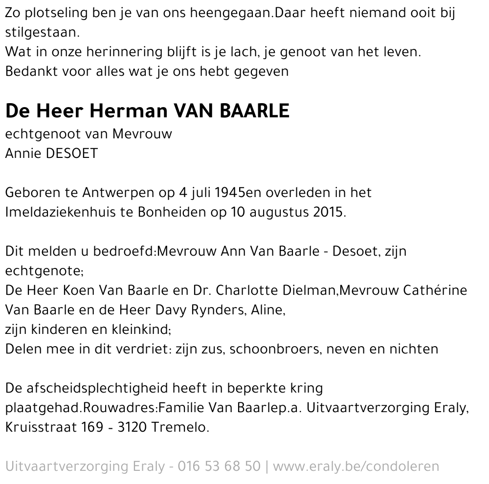 Herman van Baarle
