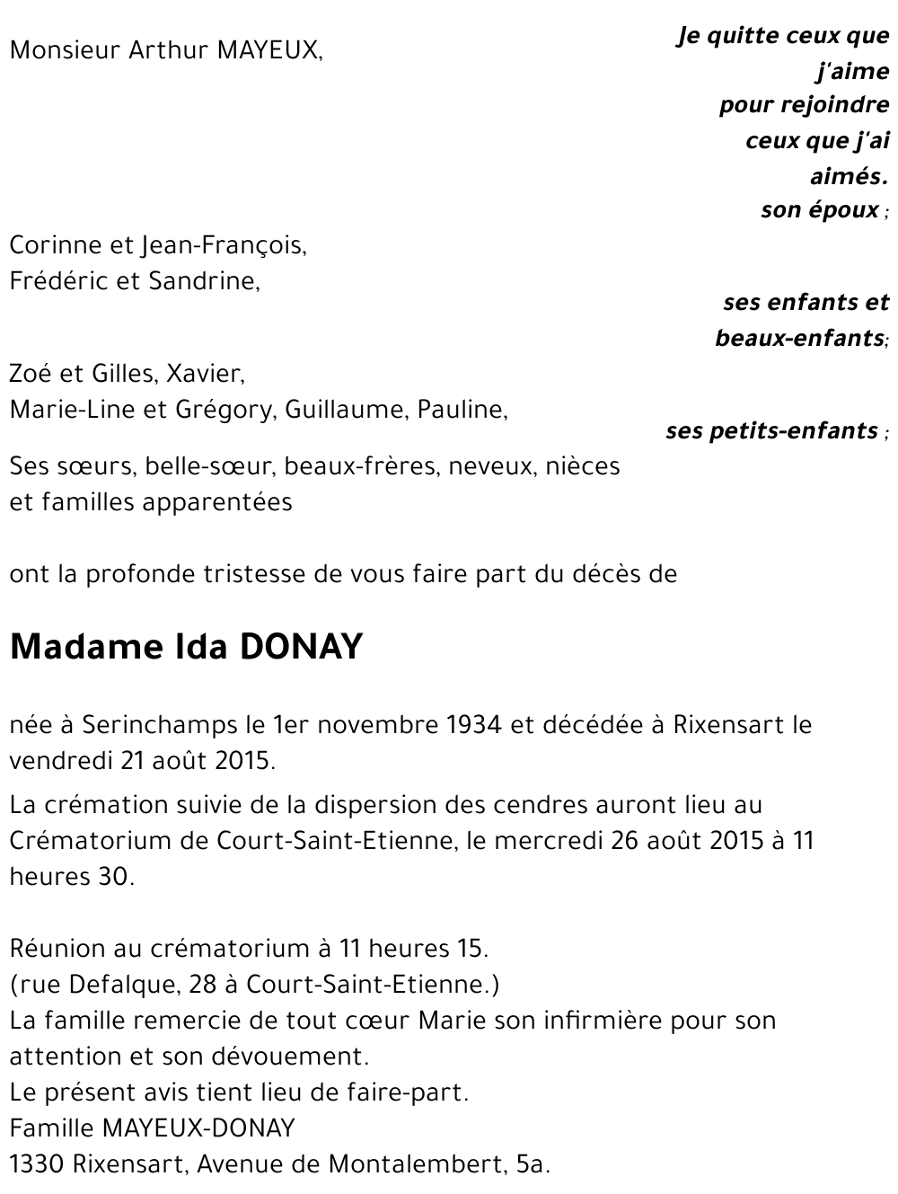 Ida DONAY