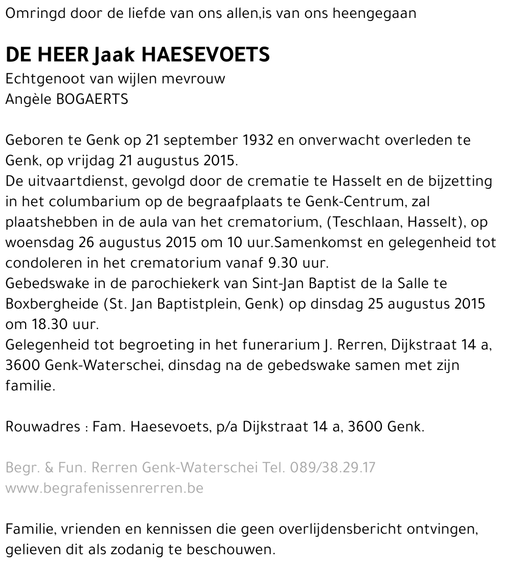 Jaak Haesevoets