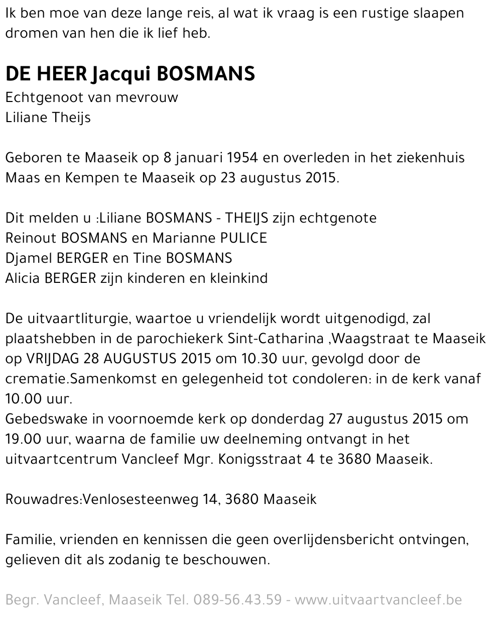 Jacqui Bosmans