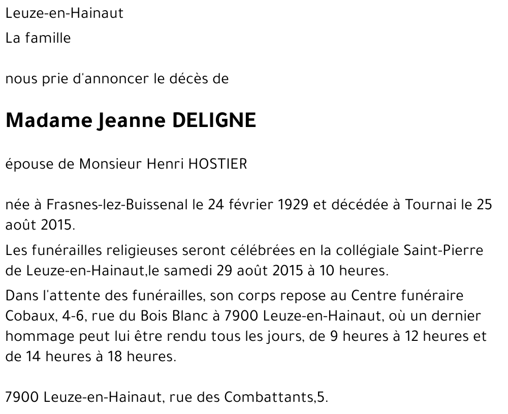 Jeanne Deligne