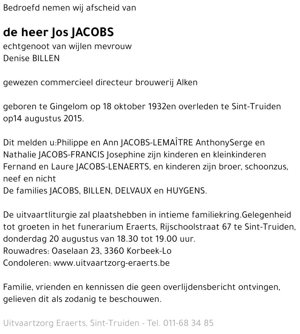 Jos Jacobs