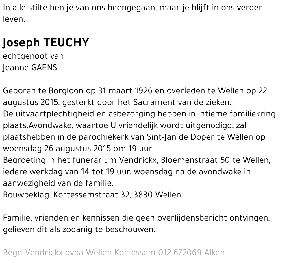 Joseph Teuchy