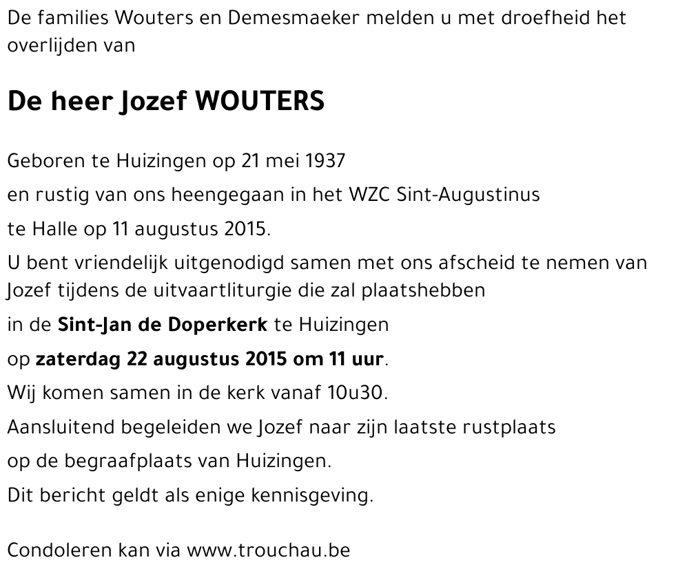 Jozef WOUTERS
