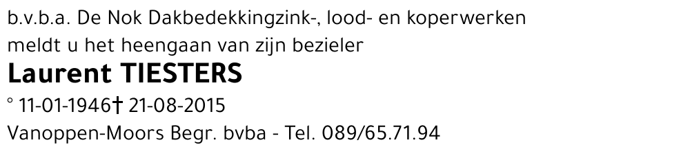 Laurent Tiesters