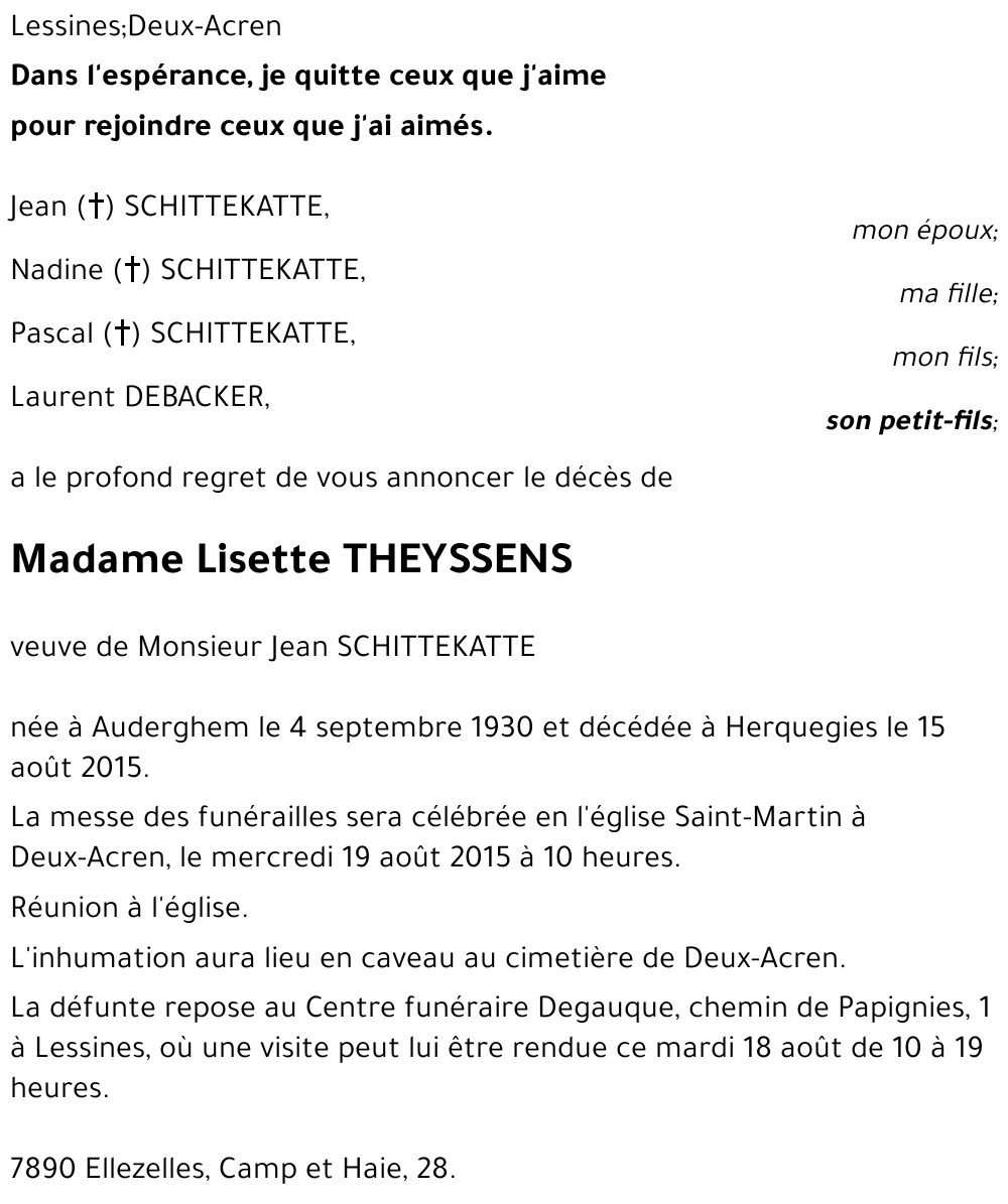 Lisette THEYSSENS