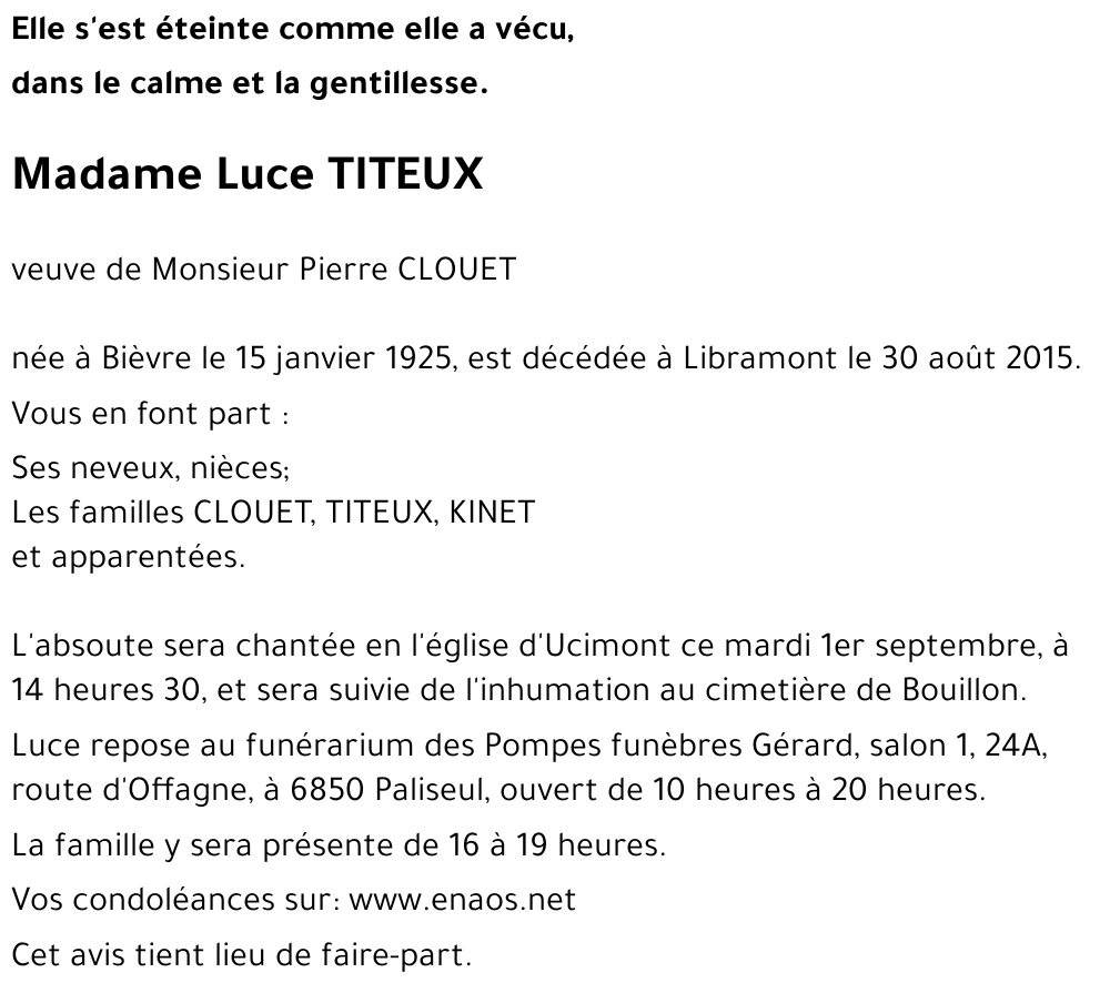 Luce TITEUX