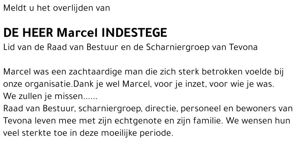 Marcel INDESTEGE