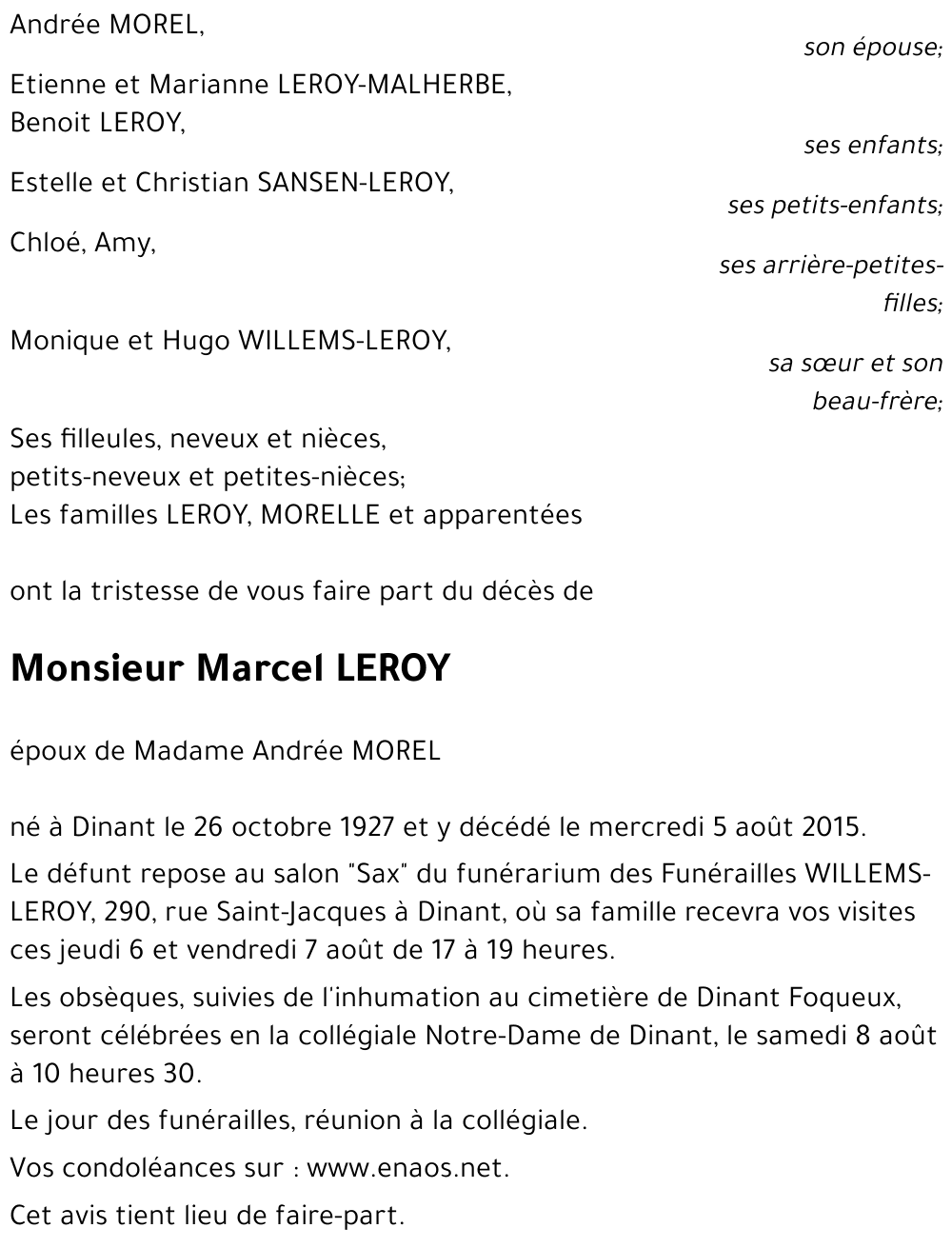 Marcel LEROY