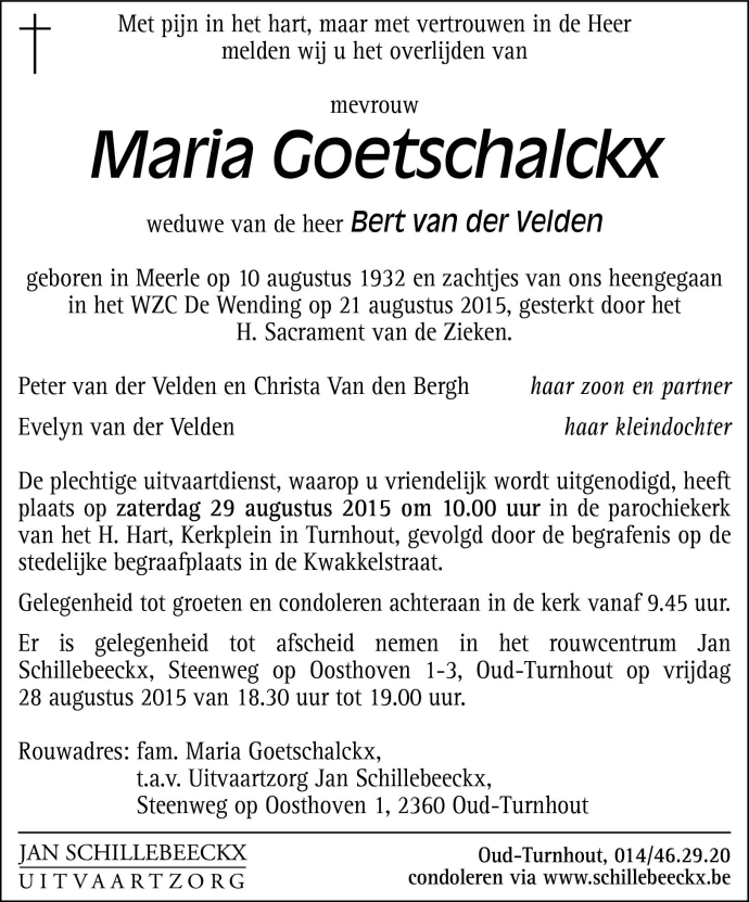 Maria Goetschalckx