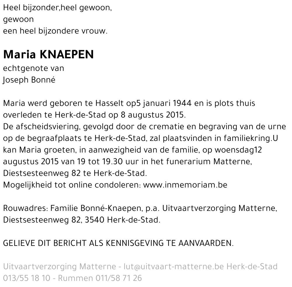 Maria Knaepen