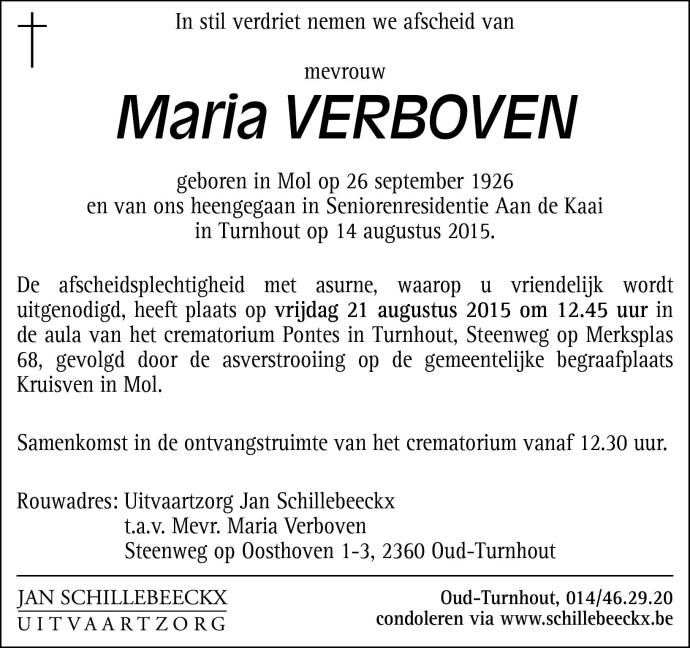Maria Verboven