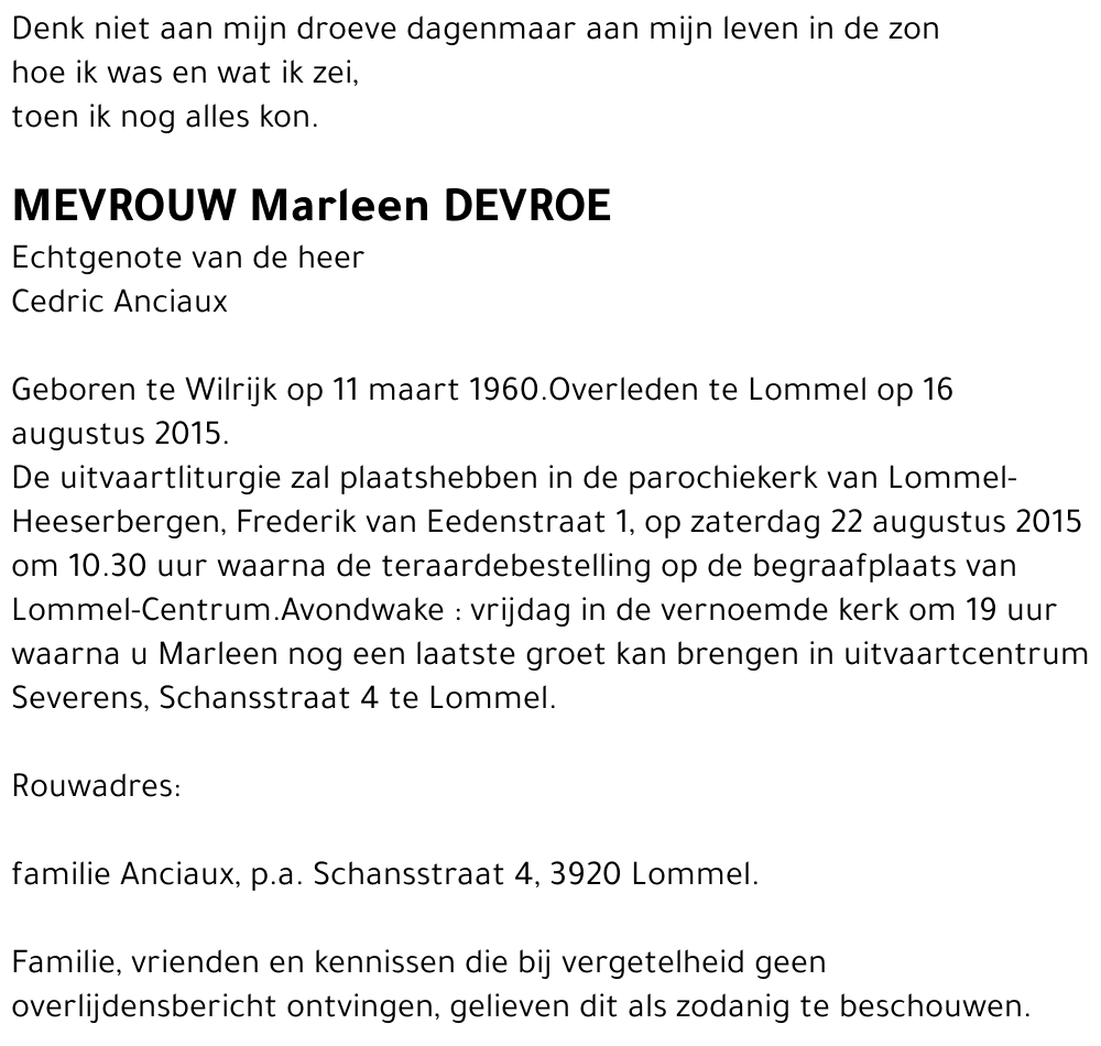 Marleen Devroe