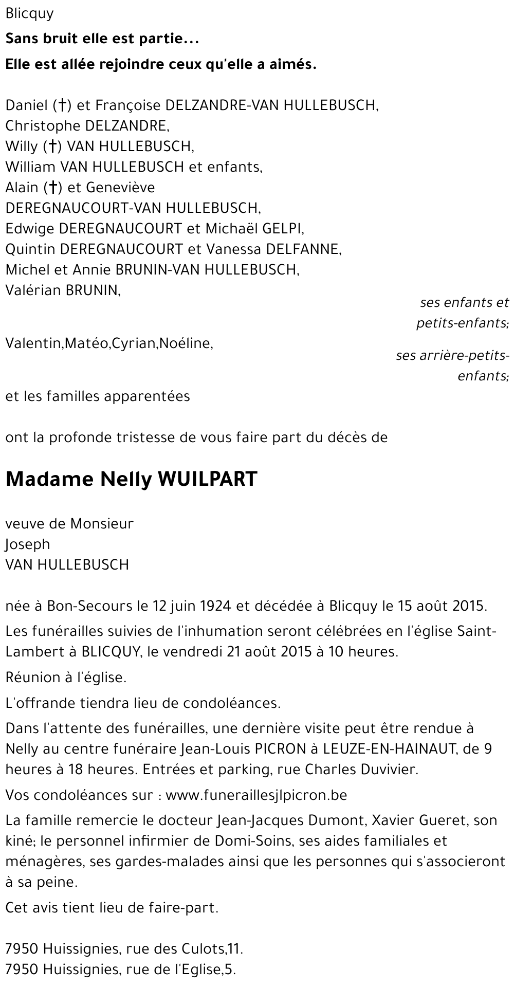 Nelly WUILPART