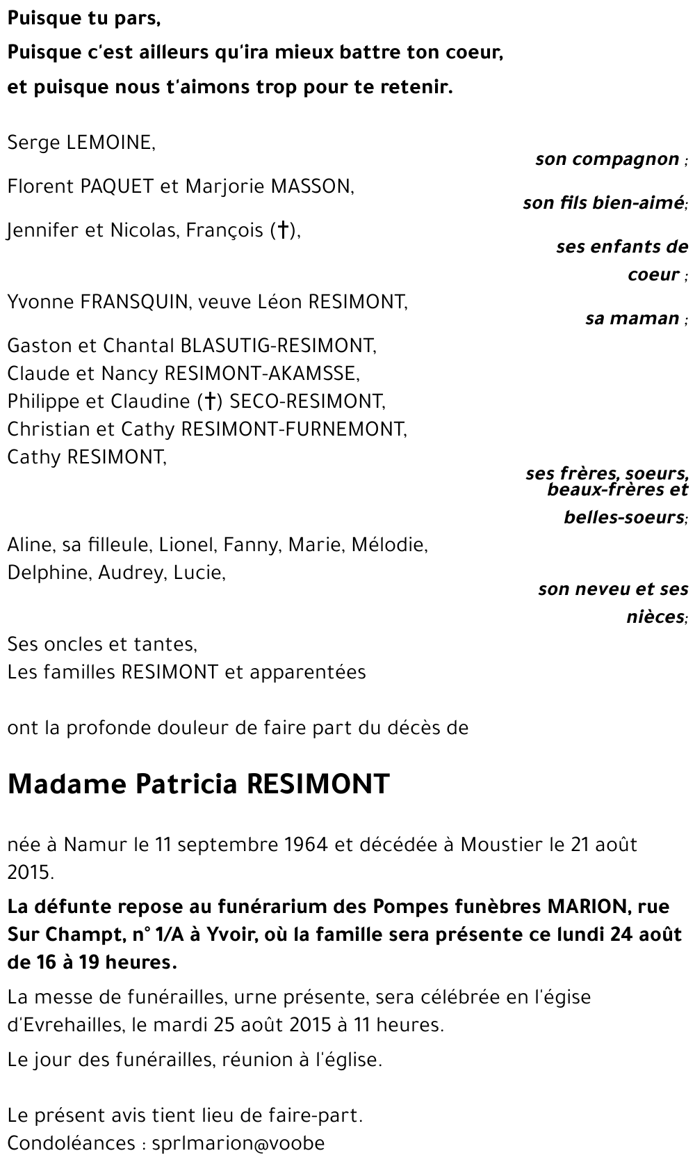 Patricia RESIMONT