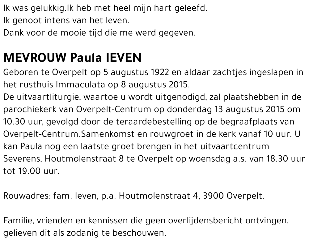 Paula Ieven