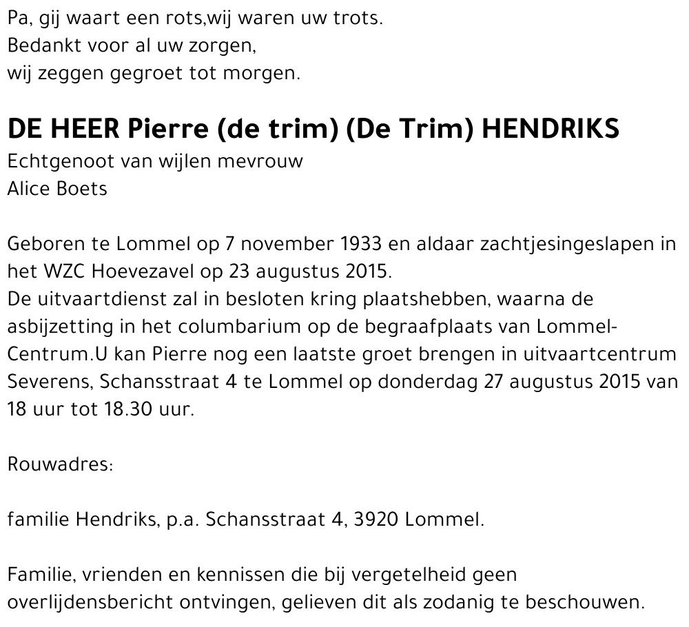 Pierre Hendriks