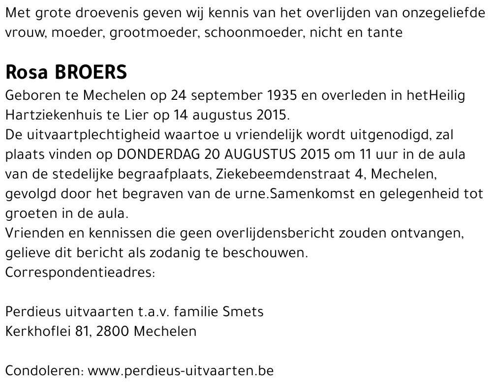 Rosa Broers