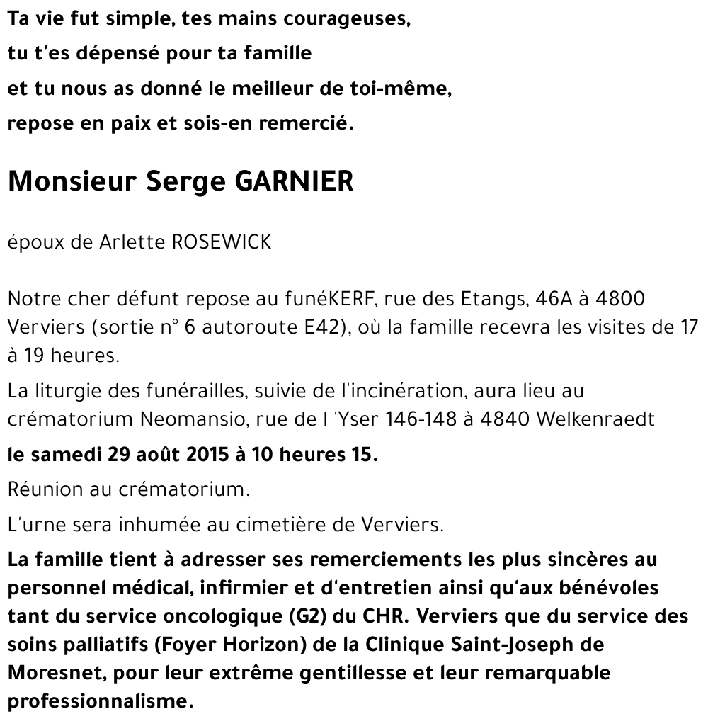Serge GARNIER