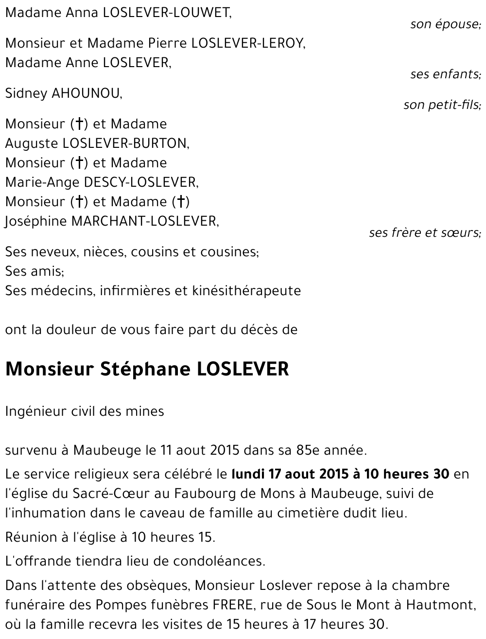 Stéphane LOSLEVER