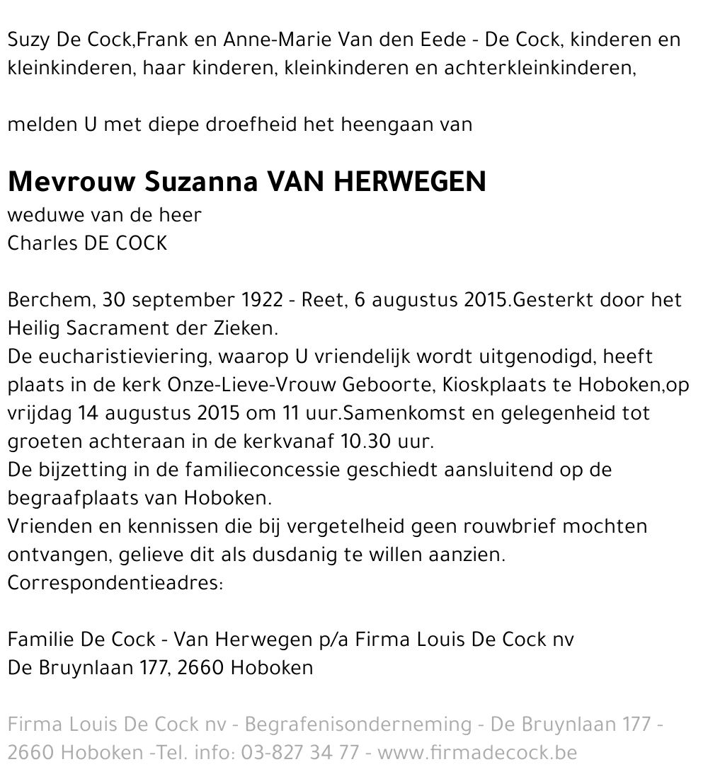 Suzanna van Herwegen