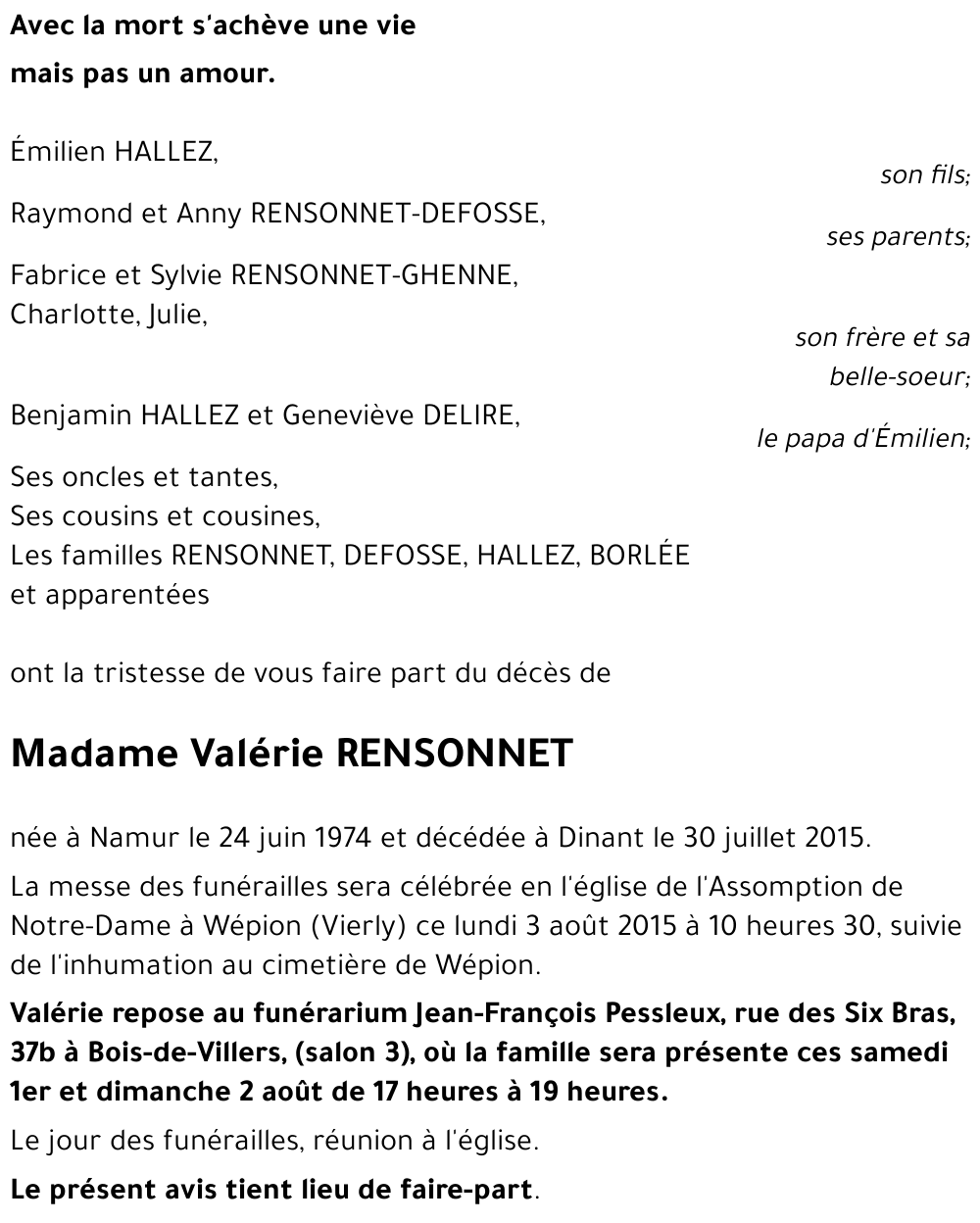Valérie RENSONNET