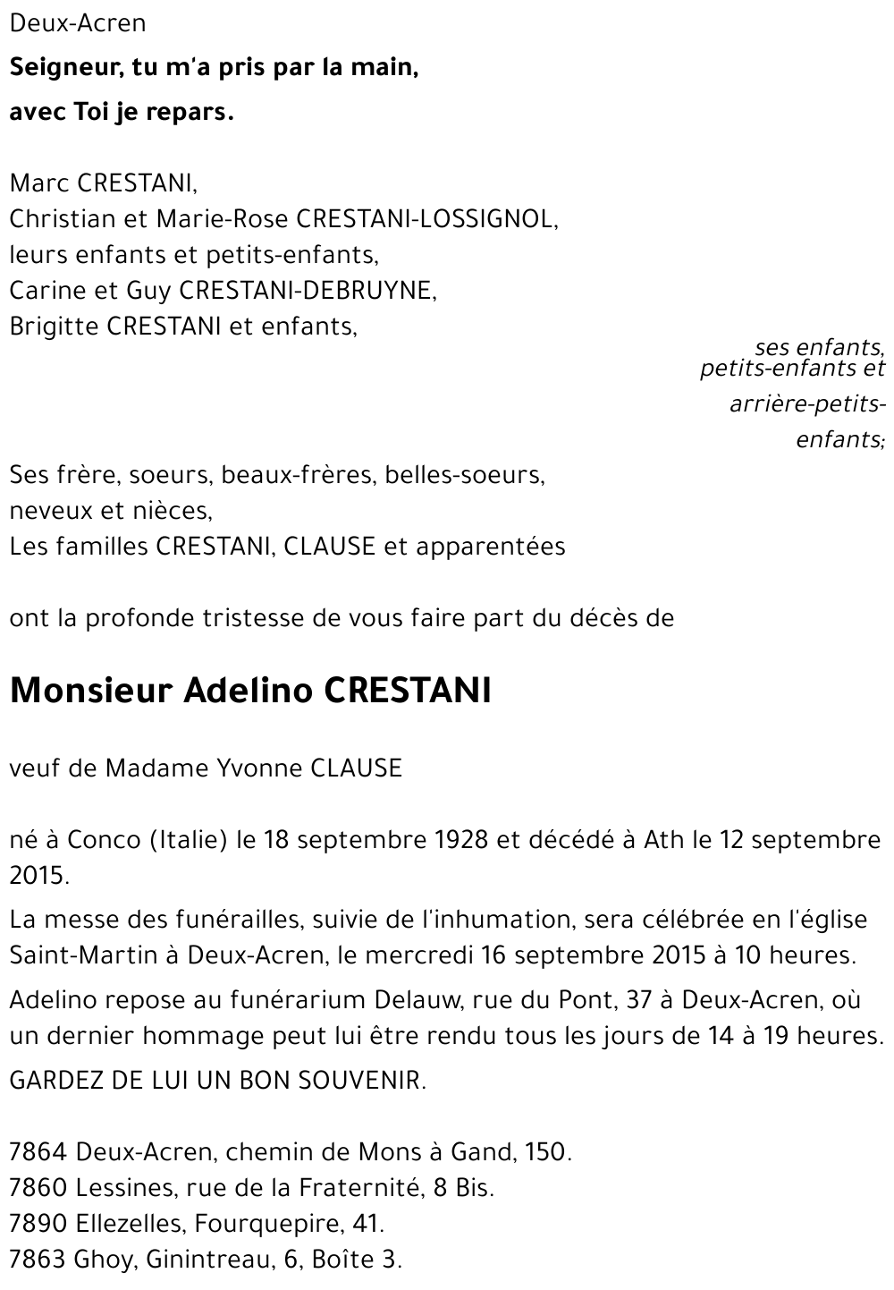Adelino CRESTANI