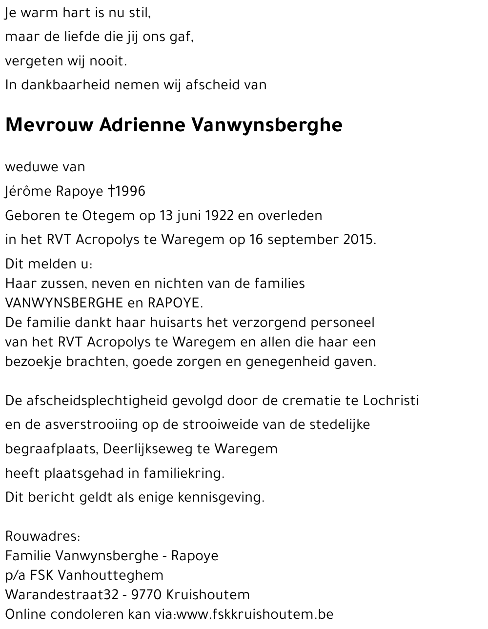 Adrienne Vanwynsberghe