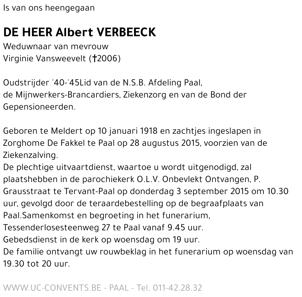 Albert Verbeeck