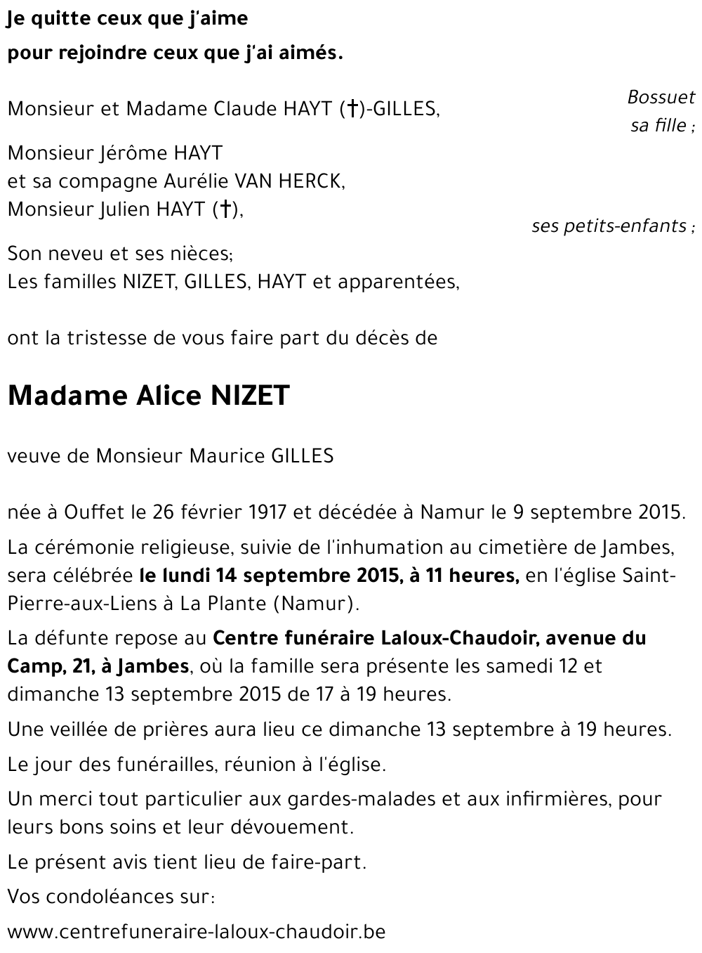 Alice NIZET