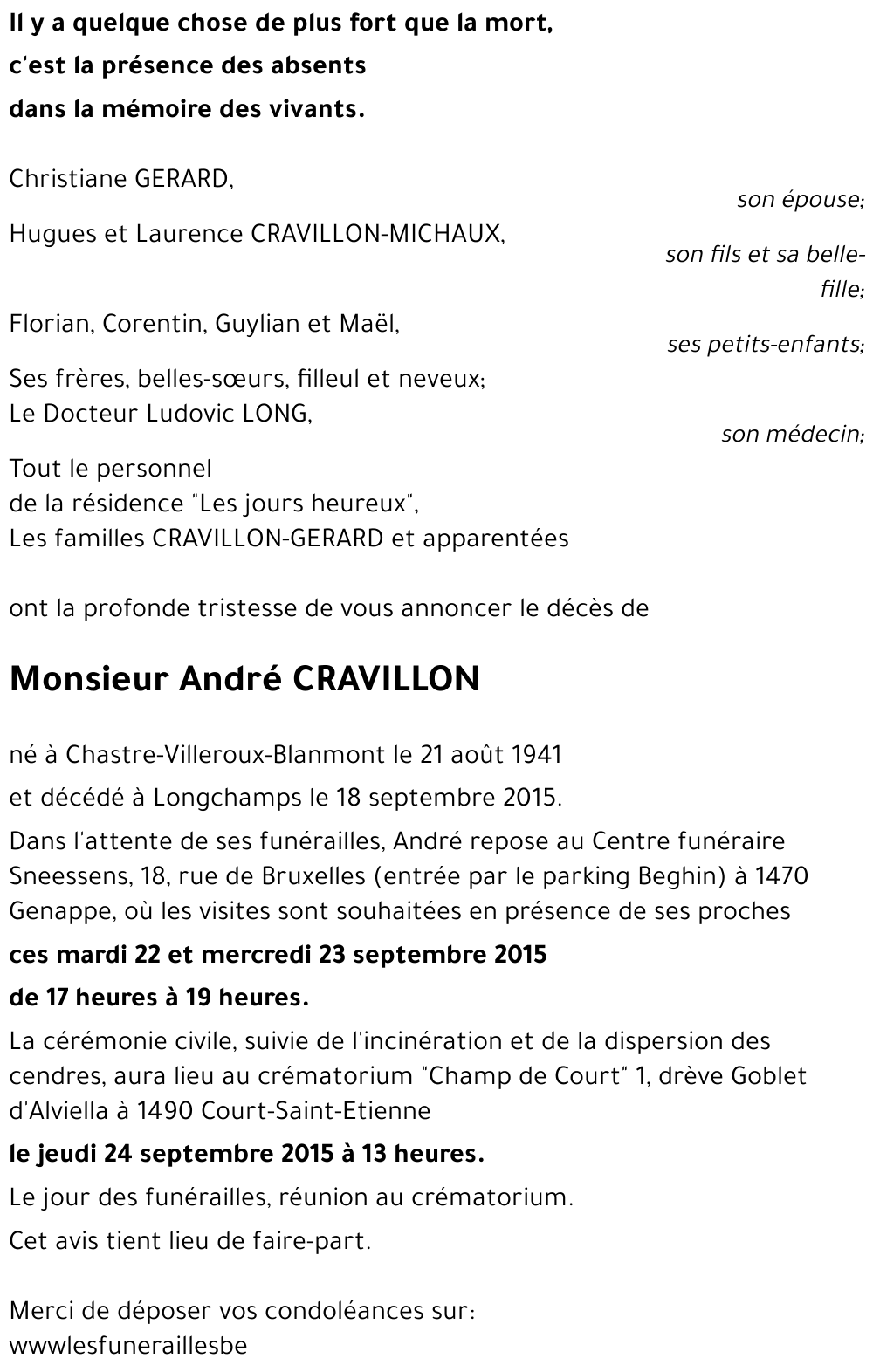 André CRAVILLON