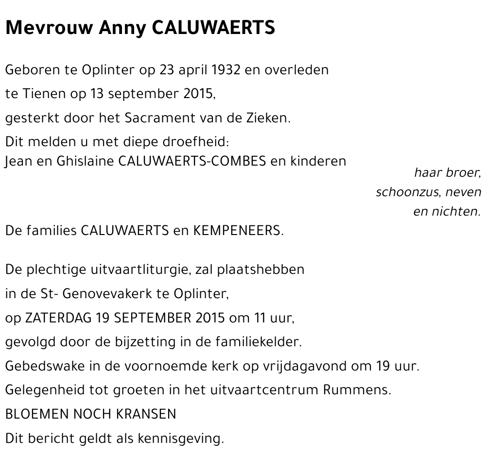 Anny Caluwaerts