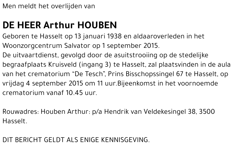 Arthur Houben